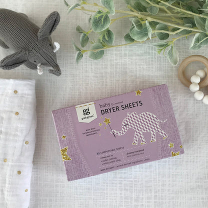 Baby Dryer Sheets {5+ months} - Dreamy Rosewood - 2 Pack