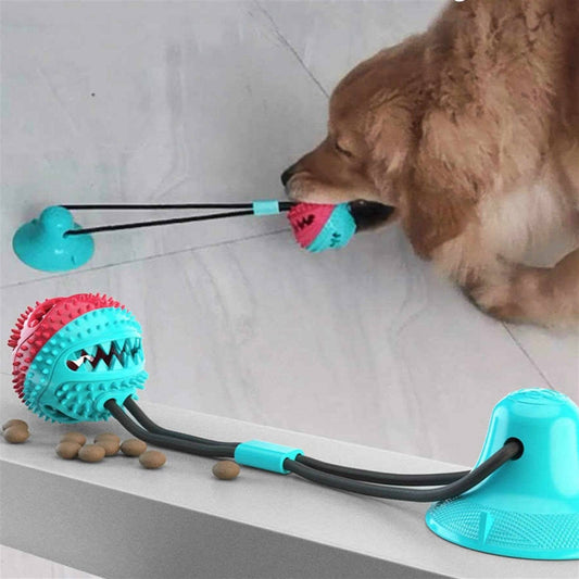 Treat Dispensing Dog Pull Toy by Threaded Pear