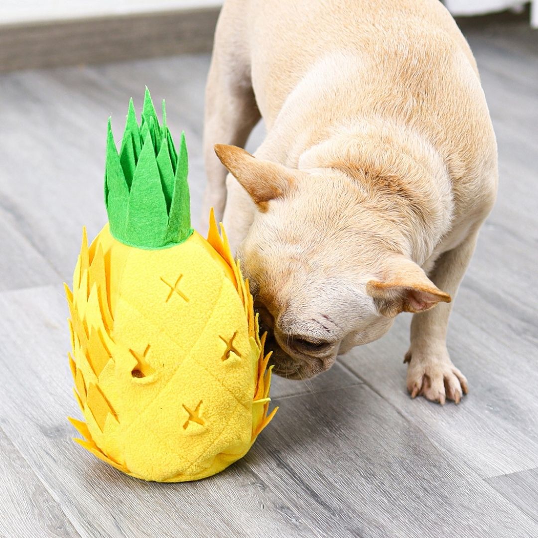 Juicy Pineapple Snuffle Mat Interactive Toy for Dogs