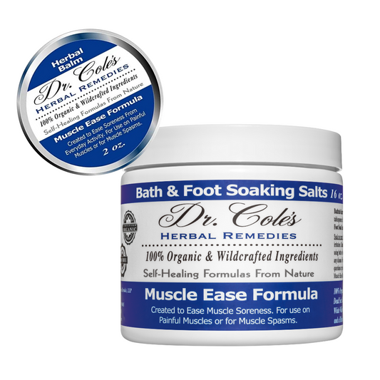 Muscle Ease Balm and Salts Muscle Pain Relief by COLEHERBALS