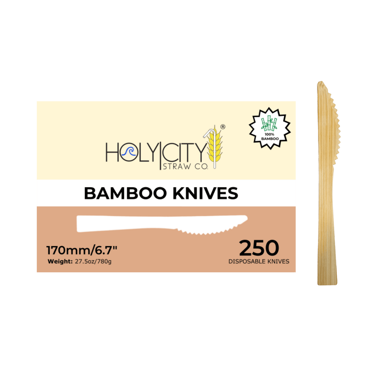 Bamboo Knives | 6.7" by Farm2Me