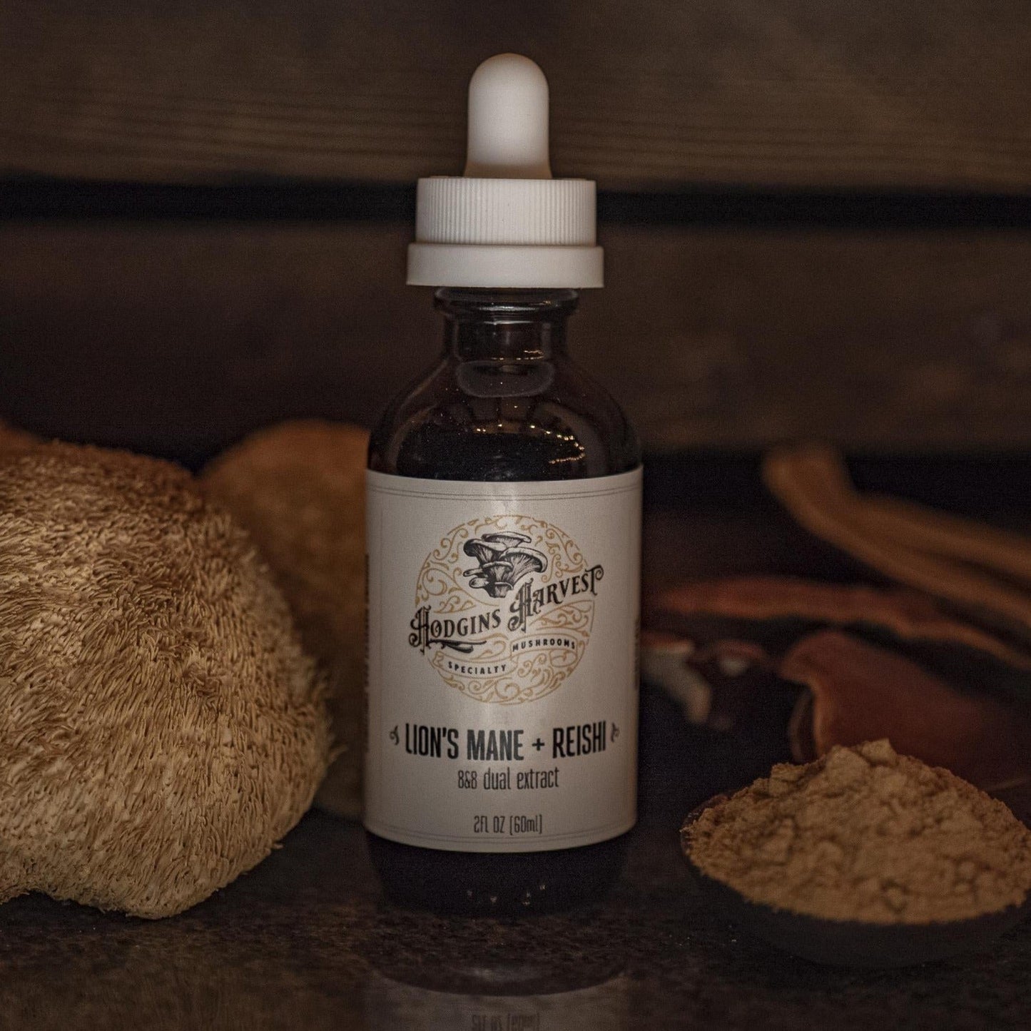 Lion's Mane + Reishi Dual Extract Tincture by Hodgins Harvest