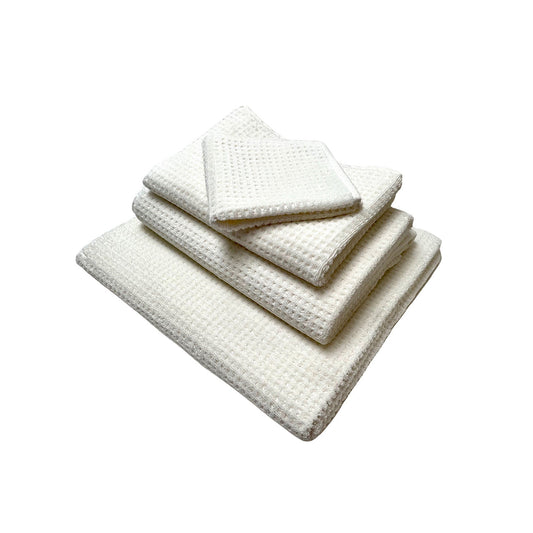 Waffle Ivory by Turkish Towel Collection
