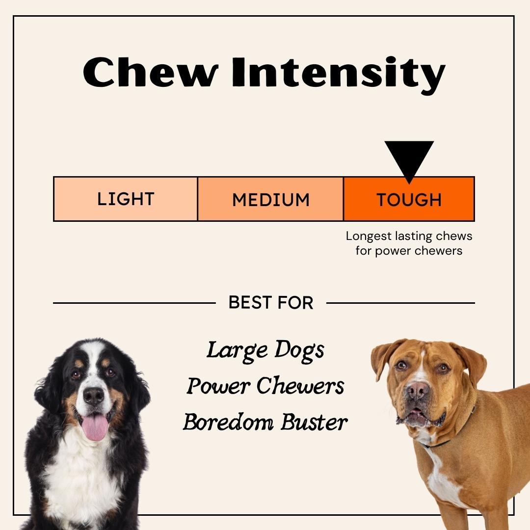 Tough Chews Dog Treat Sampler Pack for Power Chewers