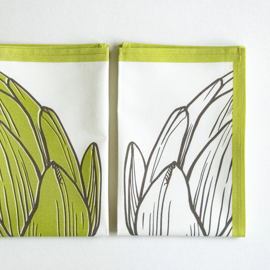 Set of 4 Organic Cotton Napkins by Toby Leon