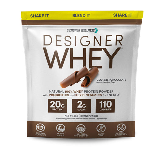 Chocolate Designer Whey 4lb Bag: 100% Whey Protein Powder | Designer Protein®