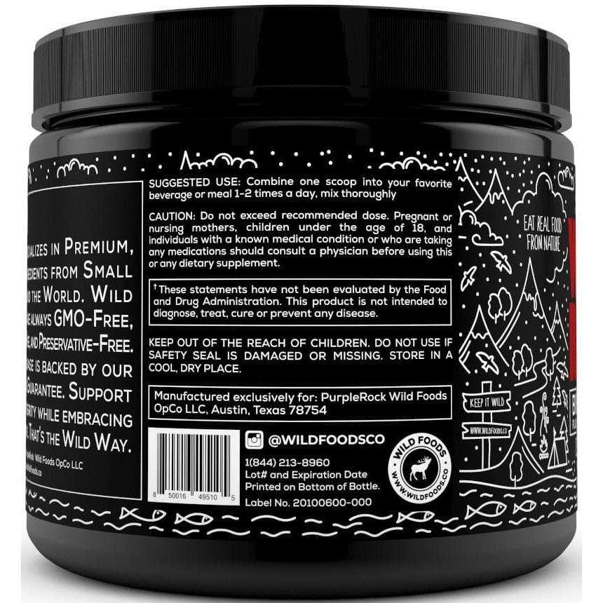 Wild Reds Powder - All-Natural Pre-Workout Energy Mix 5.8oz CASE OF 12 by Wild Foods