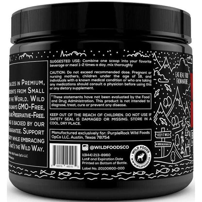 Wild Reds Powder - All-Natural Pre-Workout Energy Mix 5.8oz CASE OF 12 by Wild Foods