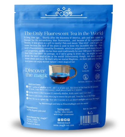 Palo Azul Tea, Loose Tea, USDA Certified Organic - 5 oz (75 cups) by Magiktea