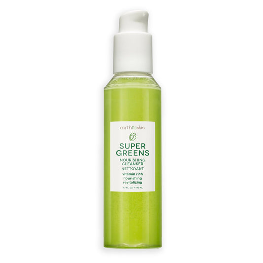 Super Greens Nourishing Cleanser with Glycerin and Aloe Vera by EarthToSkin
