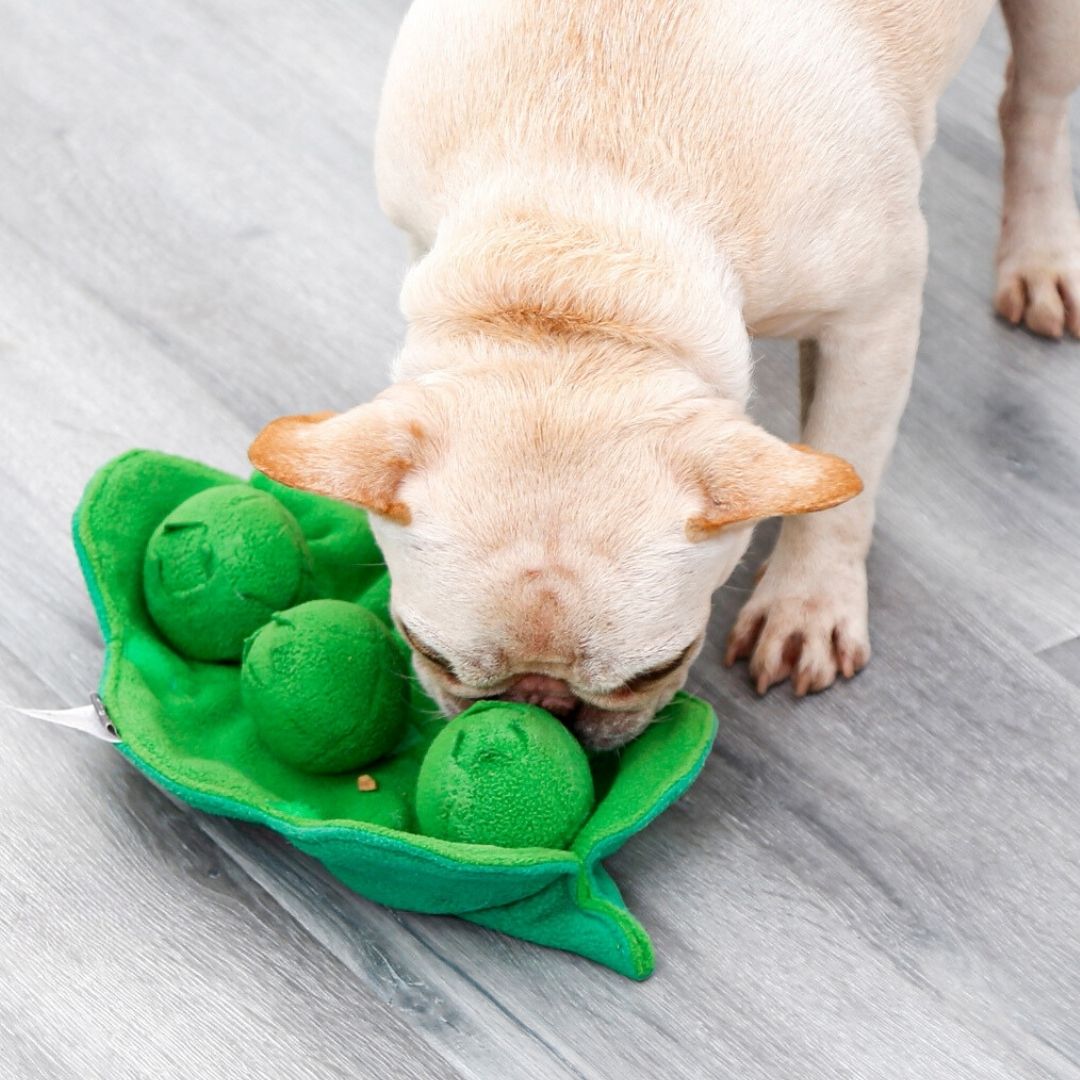 Pea Pod Detective Snuffle Mat Puzzle Toy for Dogs