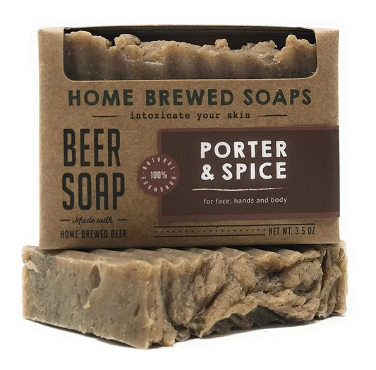 Beer Soap - Porter & Spice - Mens Soap - Beer Gift by Home Brewed Soaps