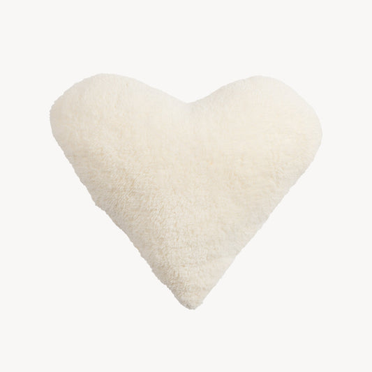 Fleece Heart Pillow by POKOLOKO