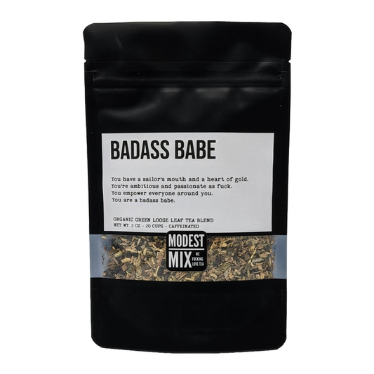 Badass Babe - Earthy, smooth & spiced green tea blend by ModestMix Teas