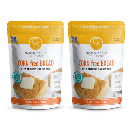 Corn (free) Keto Bread Mix - Gluten Free and No Added Sugar by Good Dee's