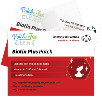 Biotin Plus Vitamin Patch for Hair, Skin, and Nails