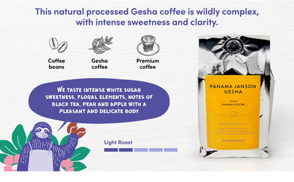 Panama Janson Gesha Natural Coffee by Bean & Bean Coffee Roasters