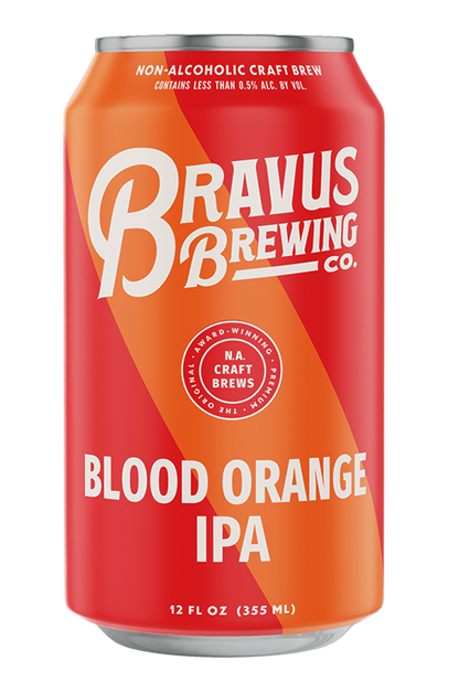 Blood Orange IPA by Bravus Brewing Company