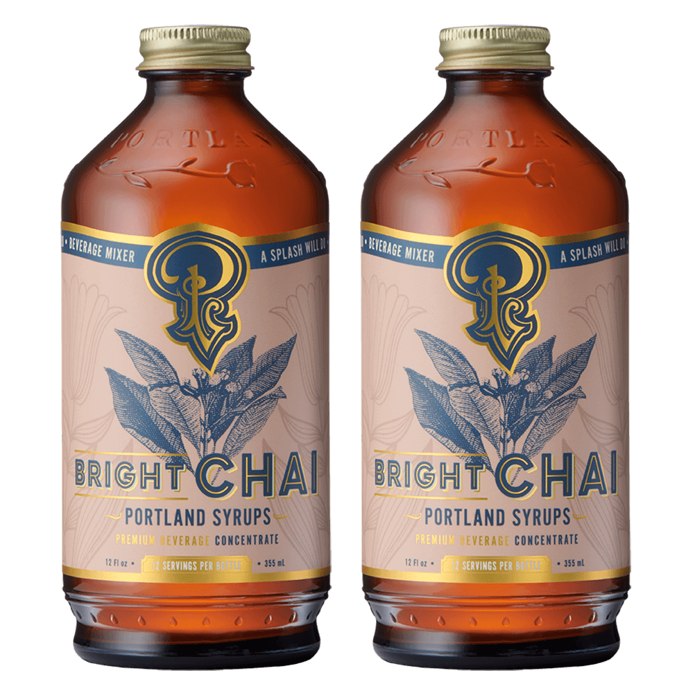 Bright Chai Syrup two-pack by Portland Syrups