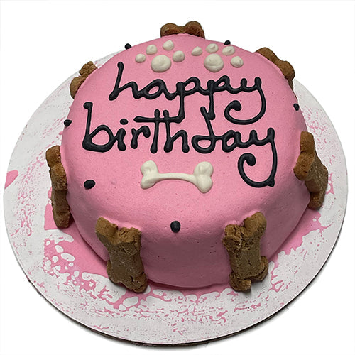 Pink Dog Cake (Perishable) by Bubba Rose Biscuit Co.
