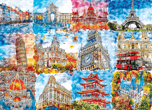 Colorful Wonders 500 Pieces Jigsaw Puzzles by Brain Tree Games - Jigsaw Puzzles