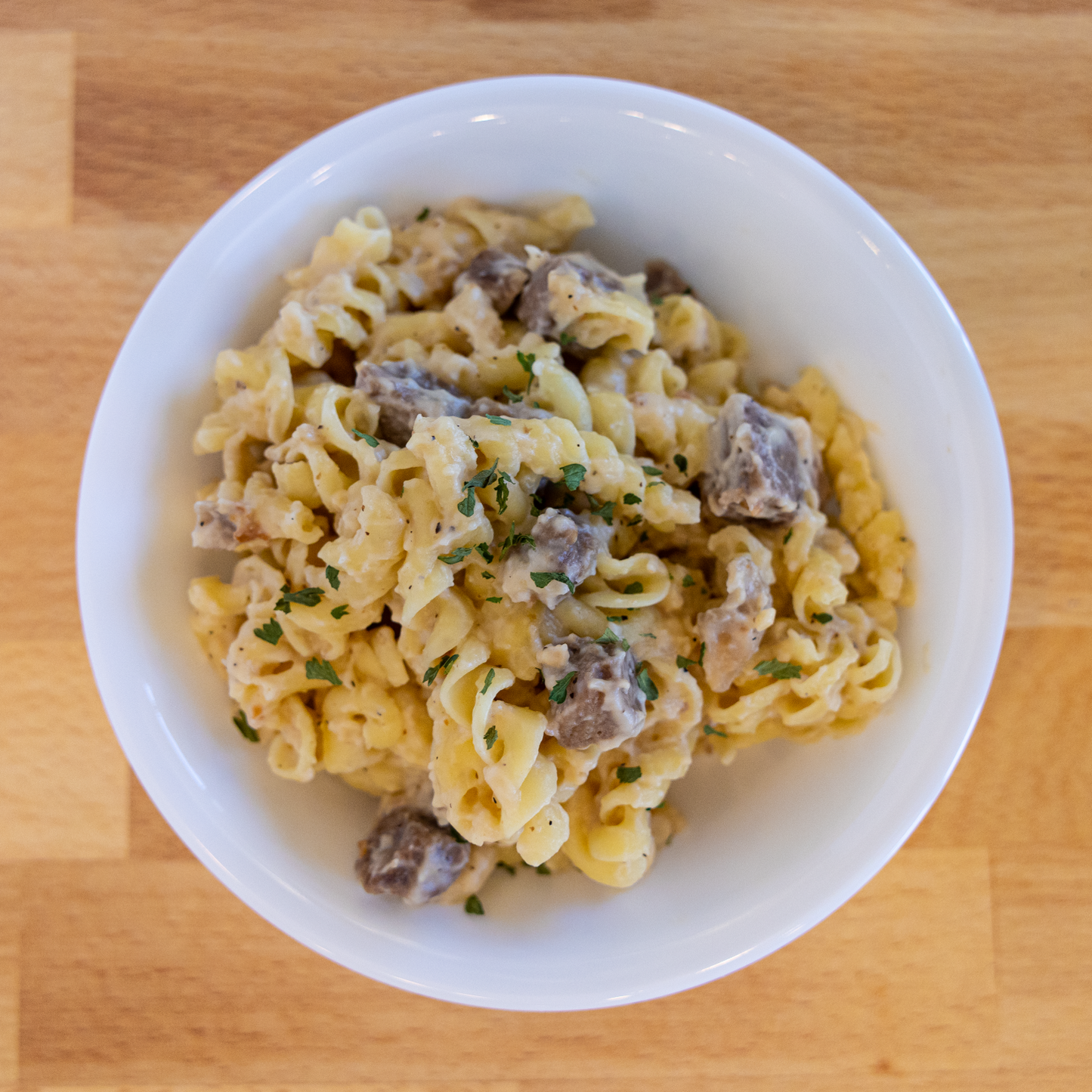 Creamy Pasta and Beef Freeze Dried - #10 Can by Nutristore