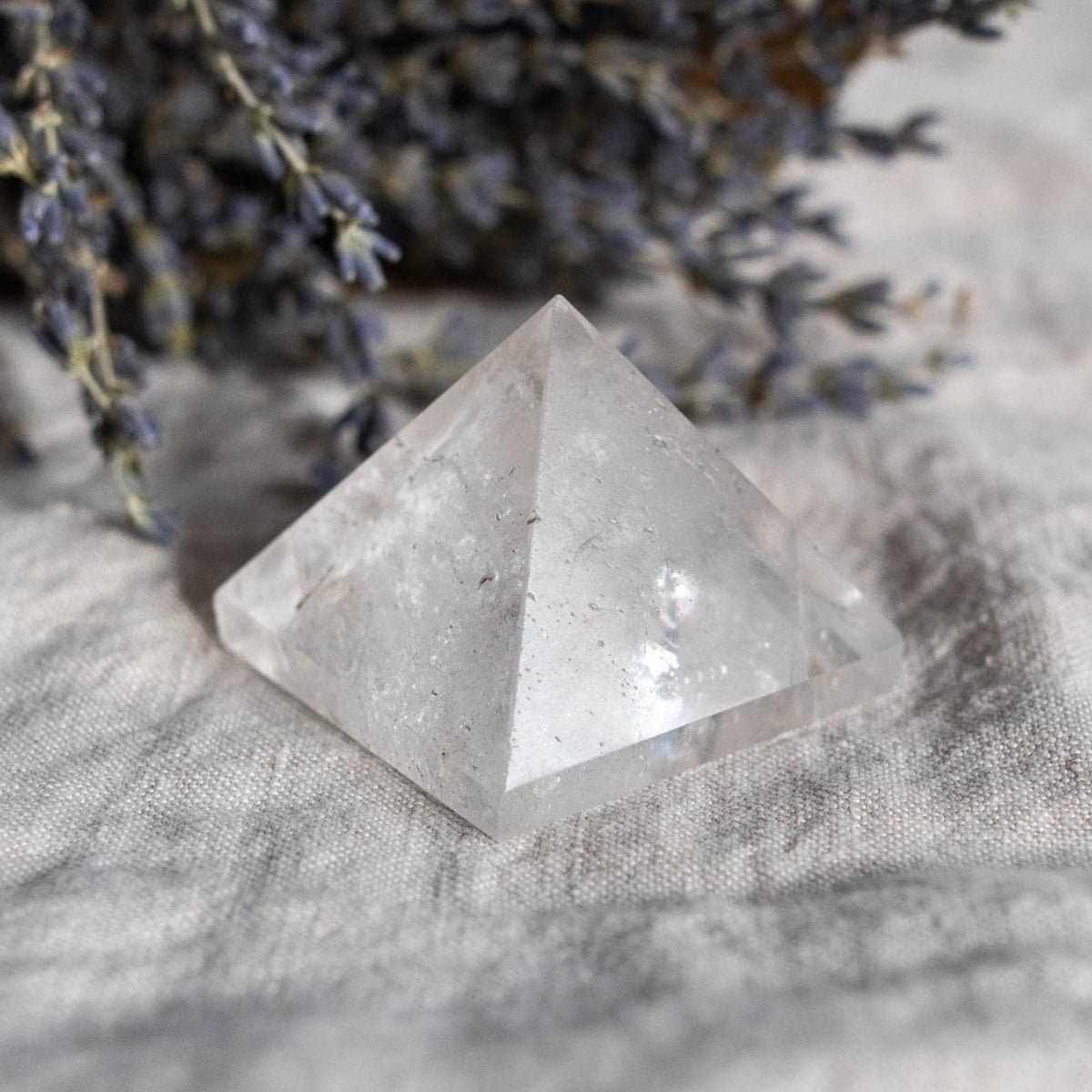 Crystal Quartz Pyramid by Tiny Rituals