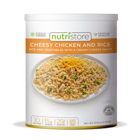 Cheesy Chicken and Rice - #10 Can by Nutristore