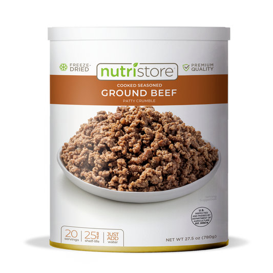 Ground Beef Freeze Dried - #10 Can by Nutristore