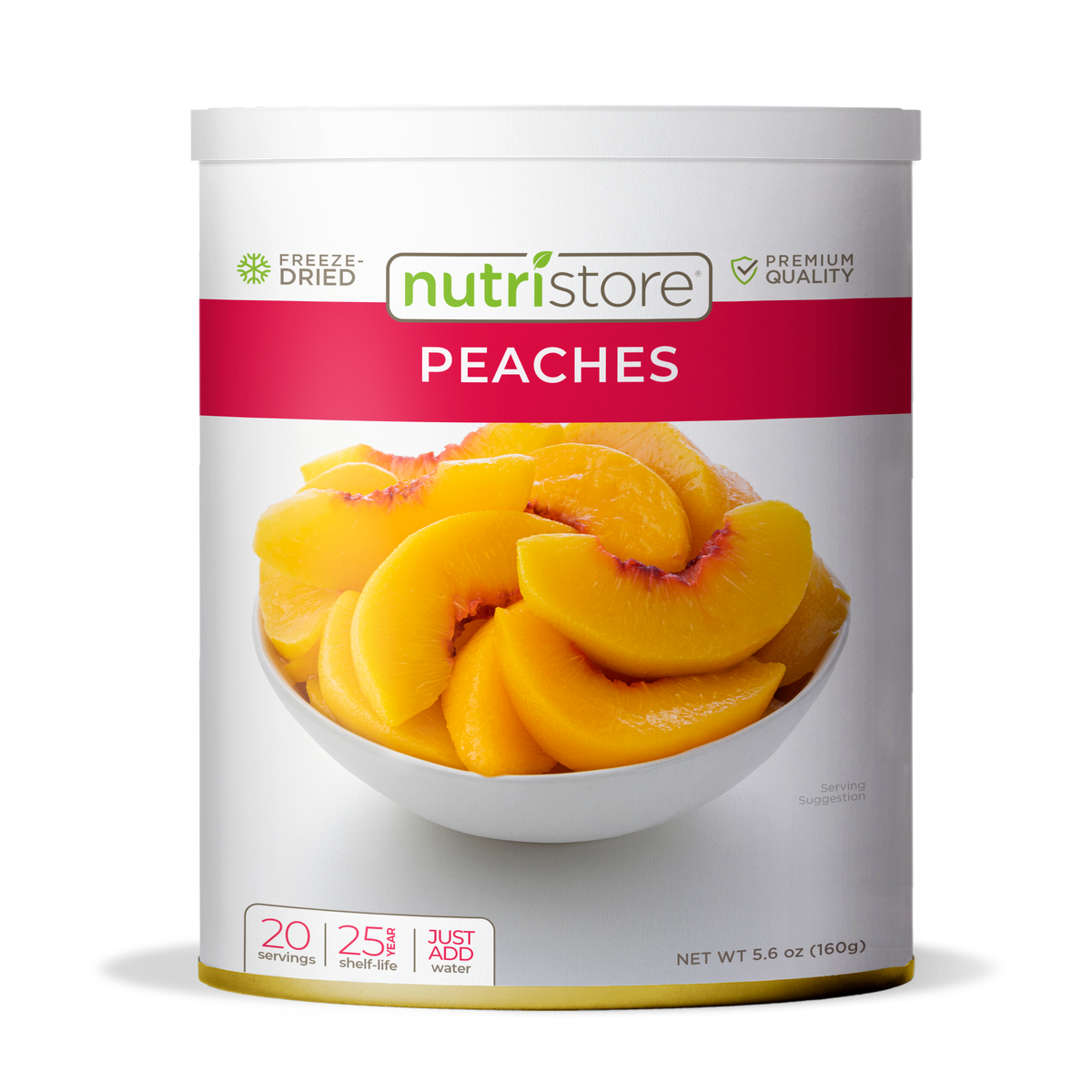 Peaches Freeze Dried - #10 Can by Nutristore