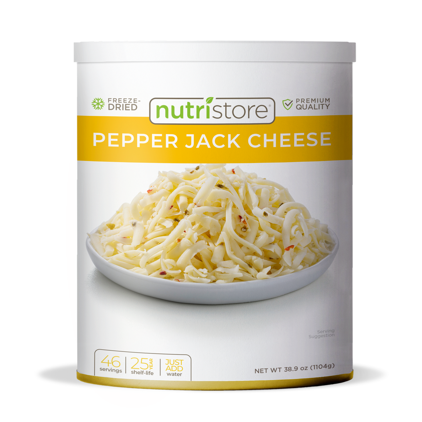Pepper Jack Cheese Freeze Dried - #10 Can by Nutristore