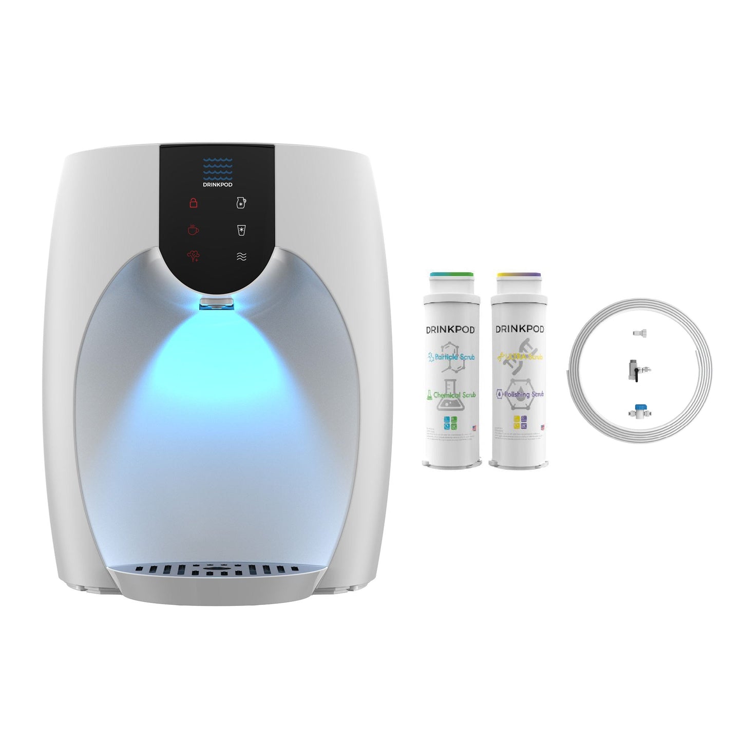 Onyx Pro Series - Counter Bottleless Watercooler | UV Light | Ultra+3 Purification by Drinkpod