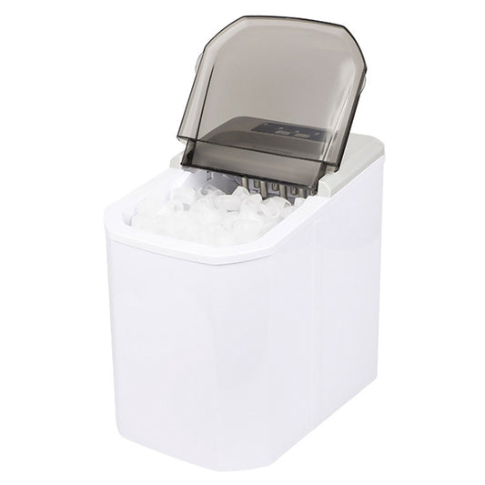 Self-cleaning Electric Ice Maker: 33LBS/24Hrs, Bullet Ice, for Home Kitchen, Office, Party - White by VYSN