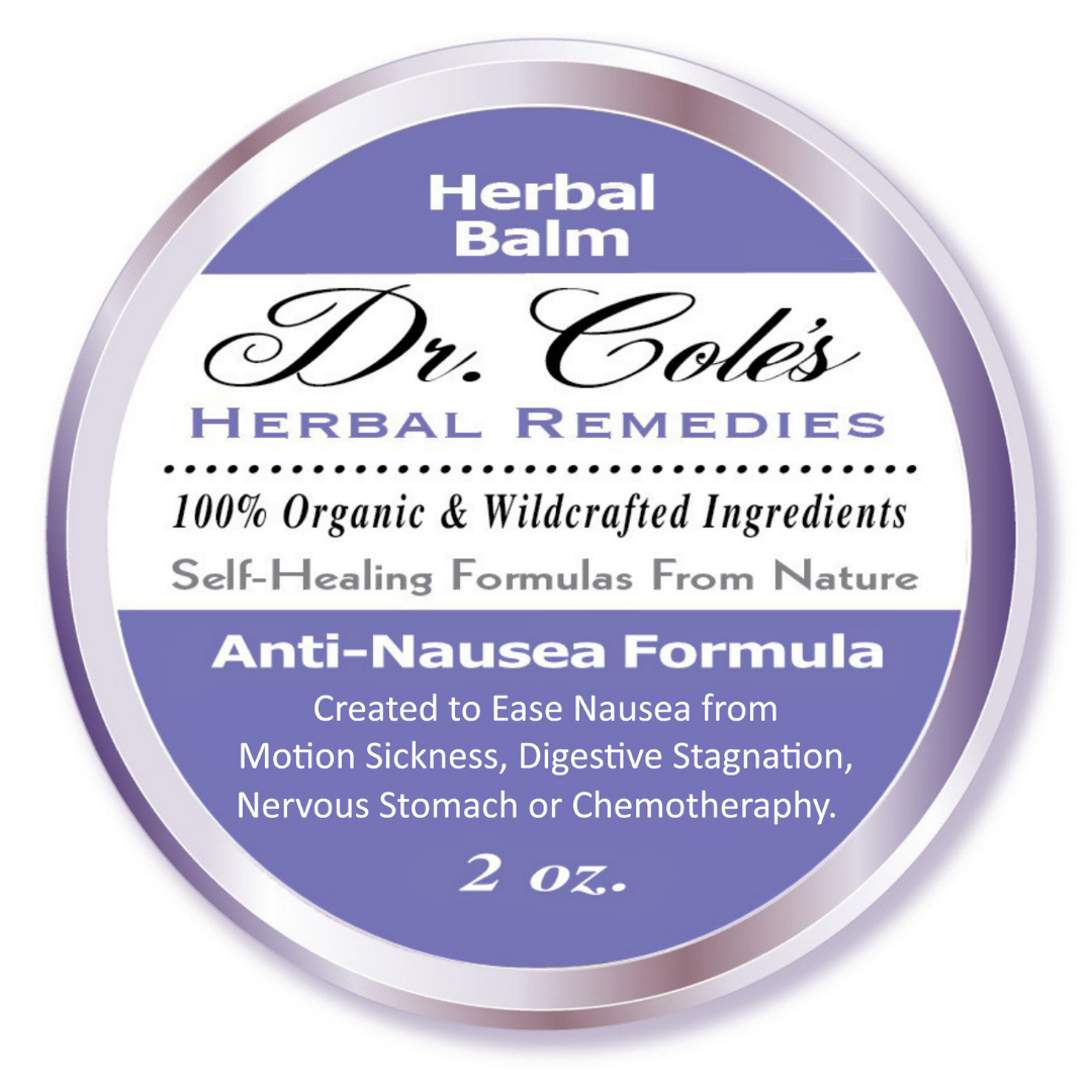 Dr. Cole's Organic Anti-Nausea Herbal Balm by COLEHERBALS