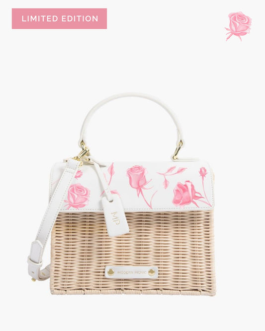 THE WICKER MINI - PINK FLORAL