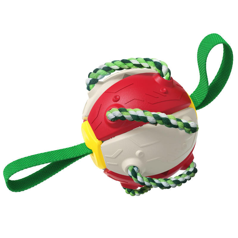 Interactive Football Dog Chew Toy by Plushy Planet