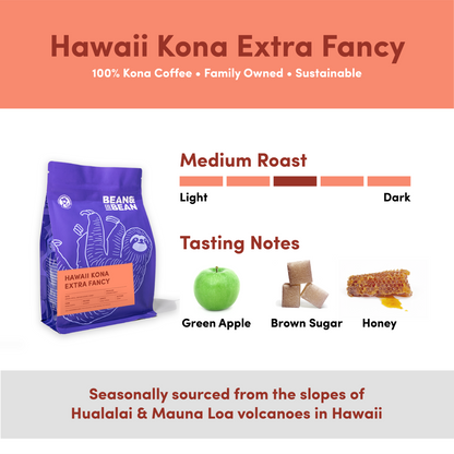 Hawaii Kona Extra Fancy by Bean & Bean Coffee Roasters