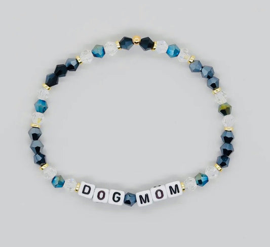 "Dog Mom" Word Bracelet by Companion Candles