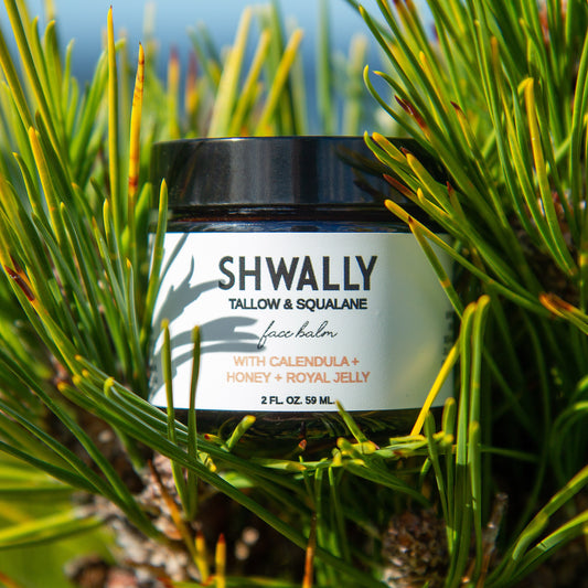 Shwally Tallow, Honey & Royal Jelly Deluxe Face Balm 2OZ by Shwally - For Home and Play