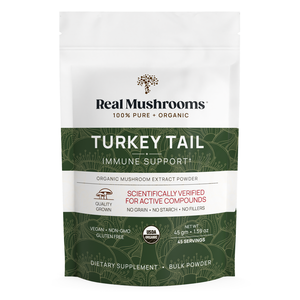 Turkey Tail Extract - Bulk Powder by Real Mushrooms