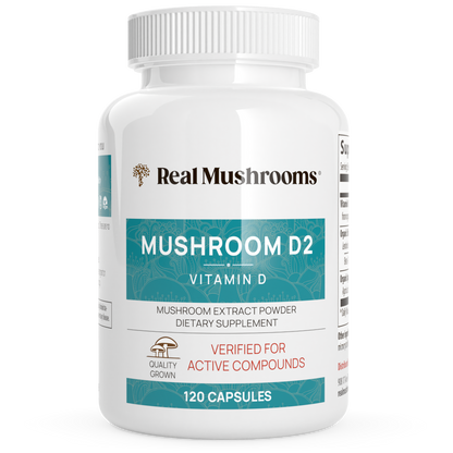 Vitamin D from Organic Mushrooms by Real Mushrooms