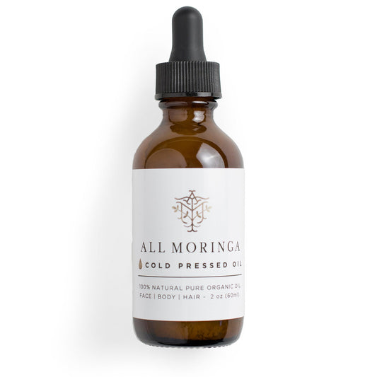Premium Pure 100% All Natural Organic Moringa Oleifera Cold Press Seed Oil for Face,  Body, and Hair (All Skin Types)