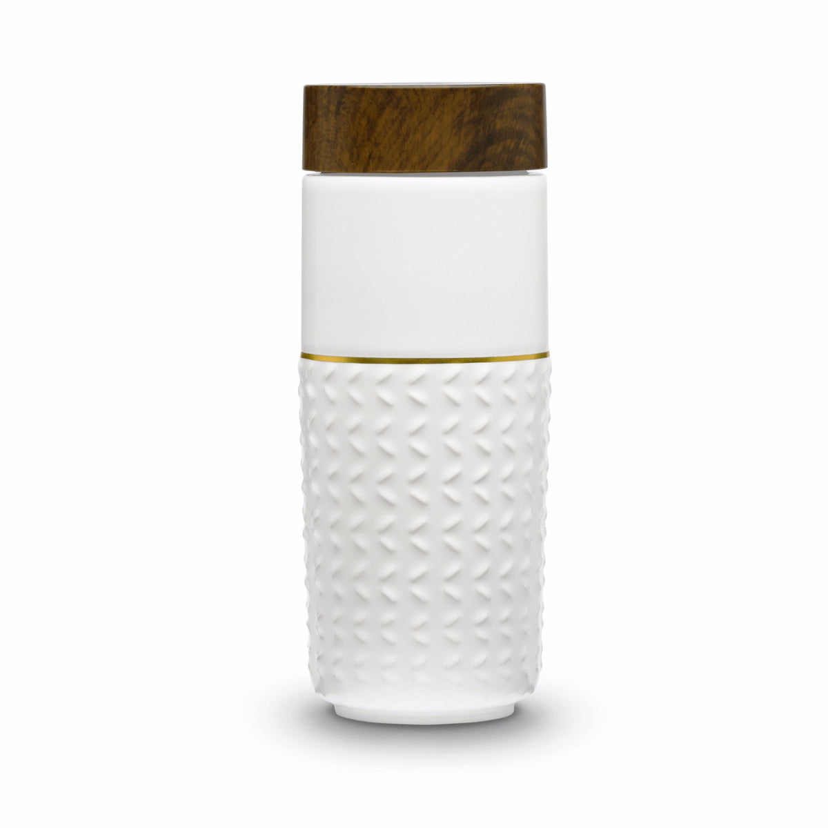 One-O-One / Free Soaring Gold Line Ceramic Tumbler by ACERA LIVEN