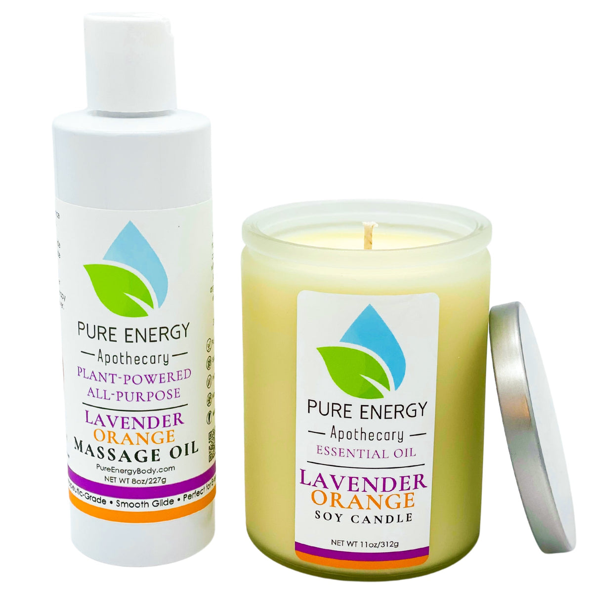 Relaxing Ritual Gift Set (Lavender Orange) by Pure Energy Apothecary