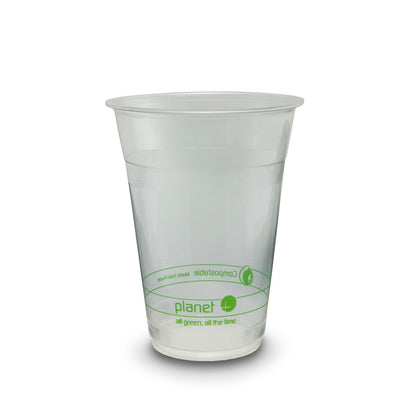 16-Ounce PLA Clear Cold Cup, 1000-Count Case by TheLotusGroup - Good For The Earth, Good For Us