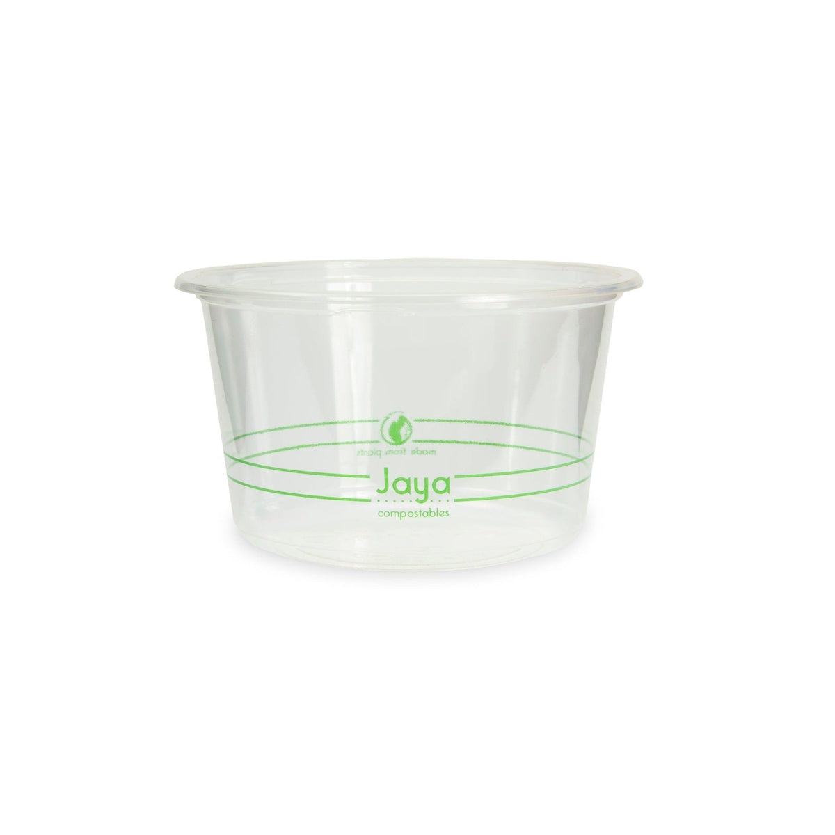 16-Ounce Clear PLA Round Deli Container,600-Count Case by TheLotusGroup - Good For The Earth, Good For Us
