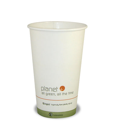 16-Ounce, PLA Laminated Hot Cup, 1000-Count Case by TheLotusGroup - Good For The Earth, Good For Us