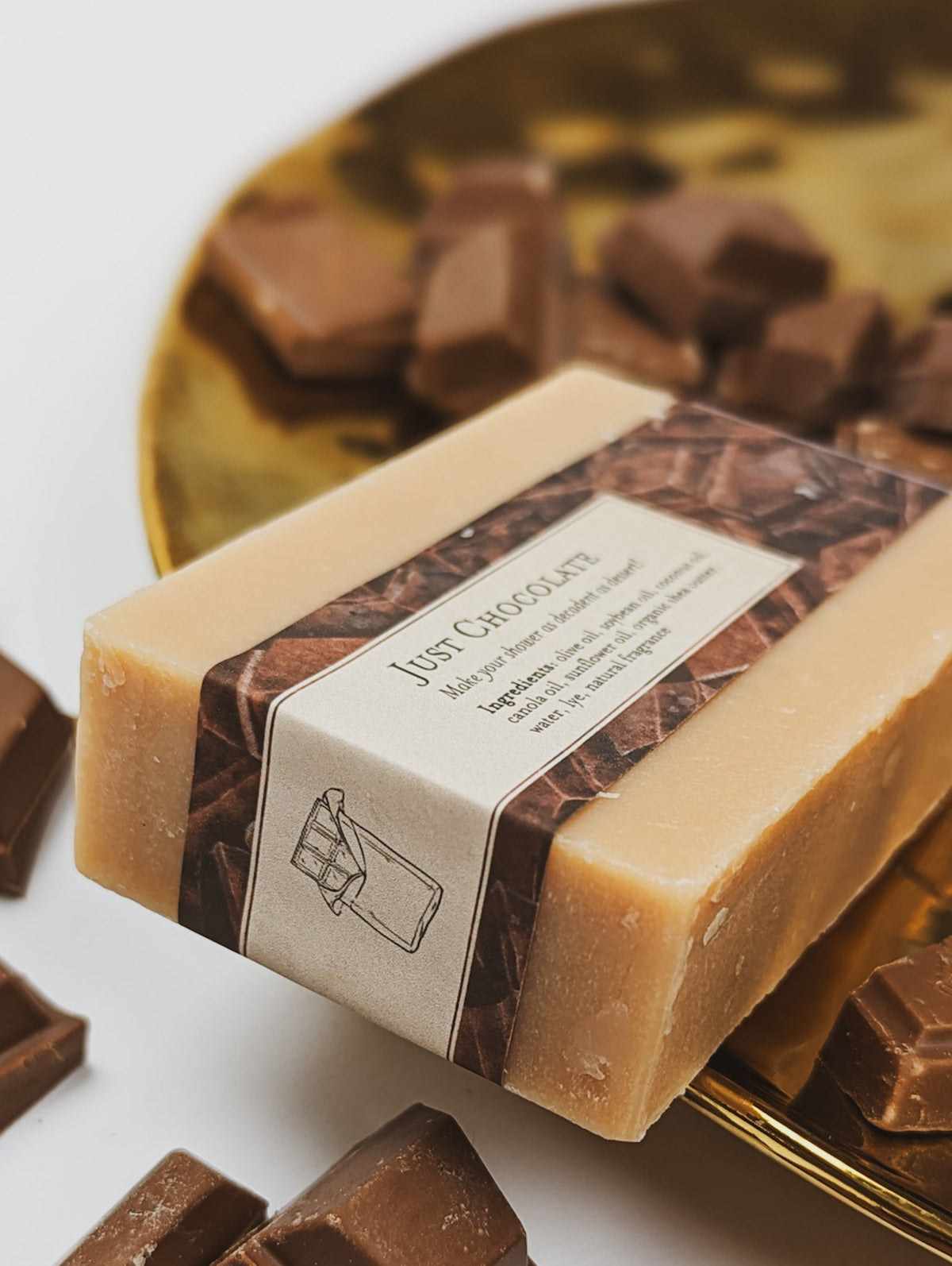 Just Chocolate Soap Bar by Ash & Rose