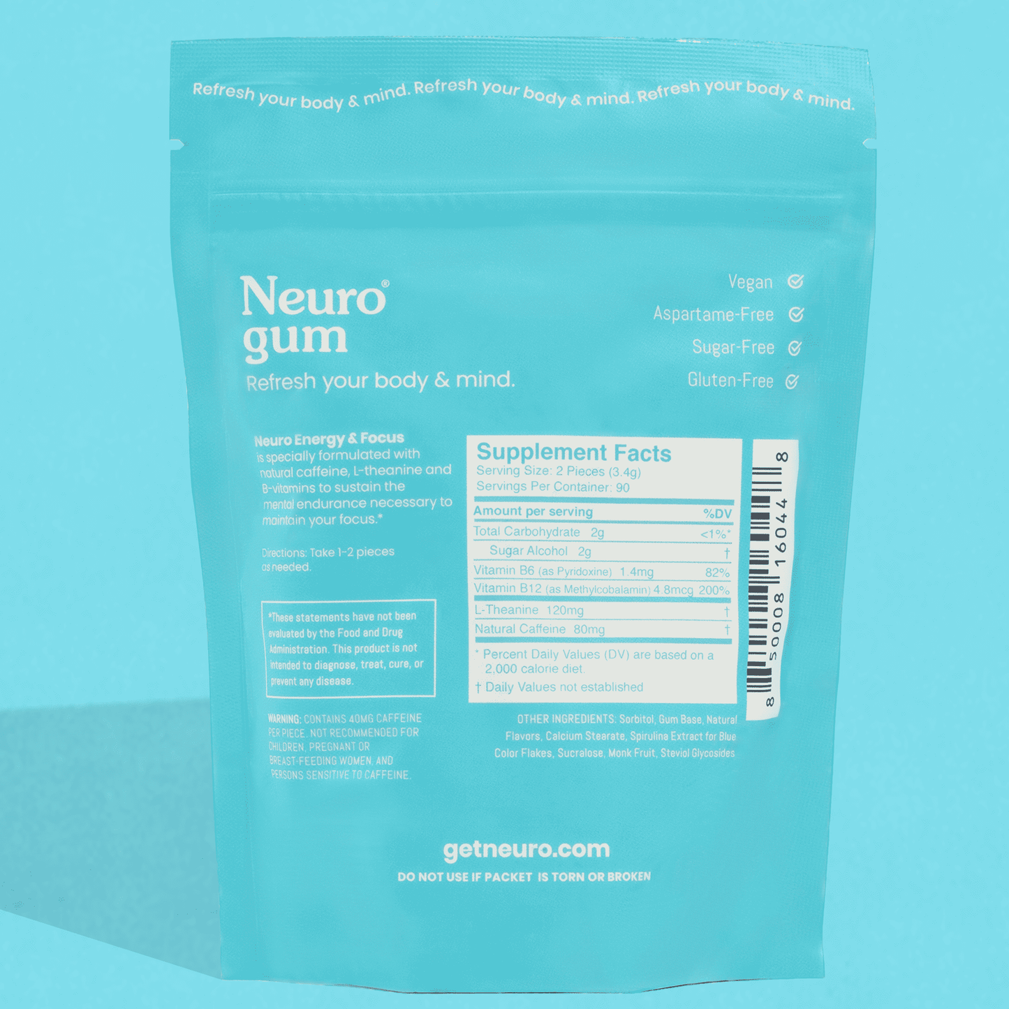 Energy & Focus Gum by Neuro