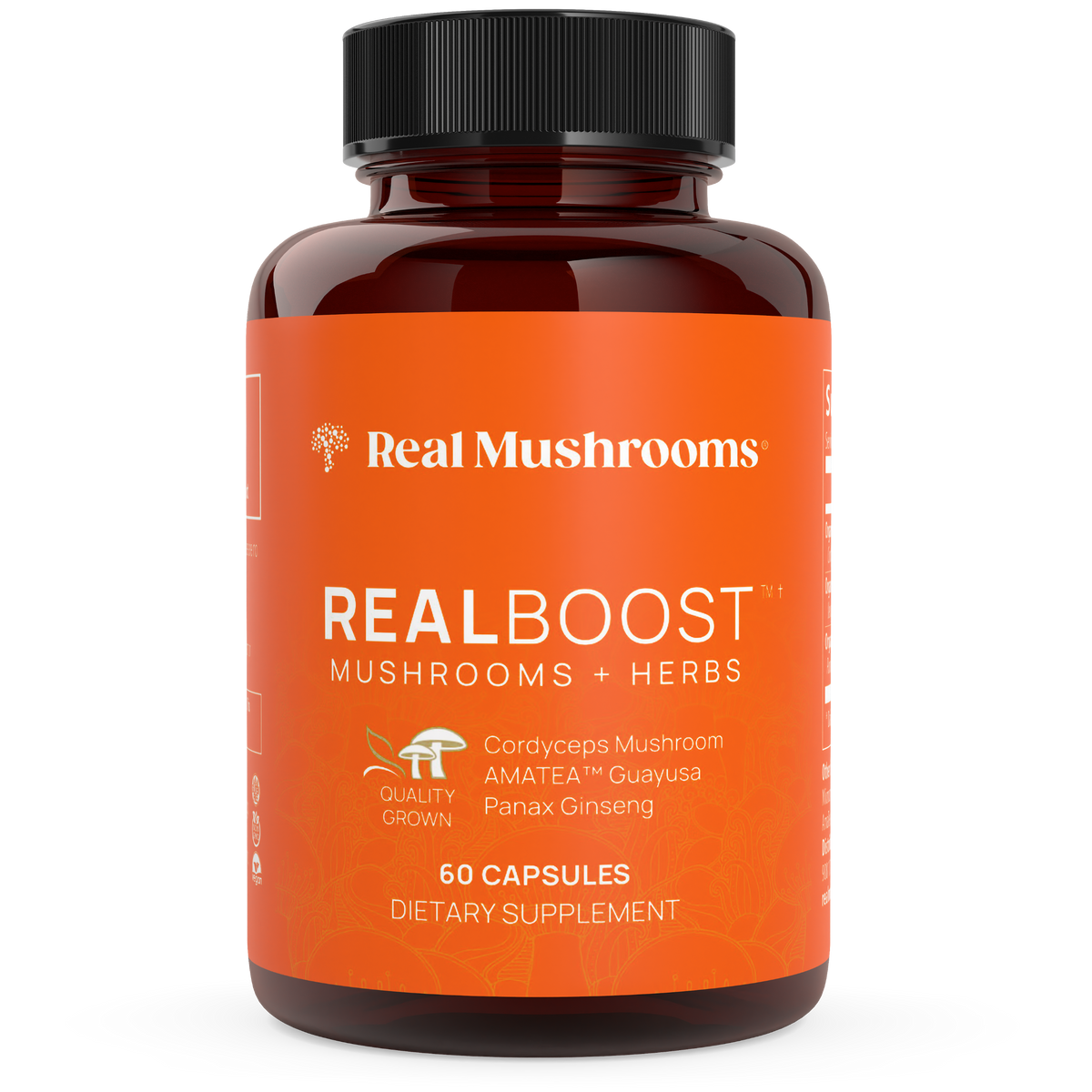 RealBoost - Cordyceps, Guayusa and Ginseng by Real Mushrooms